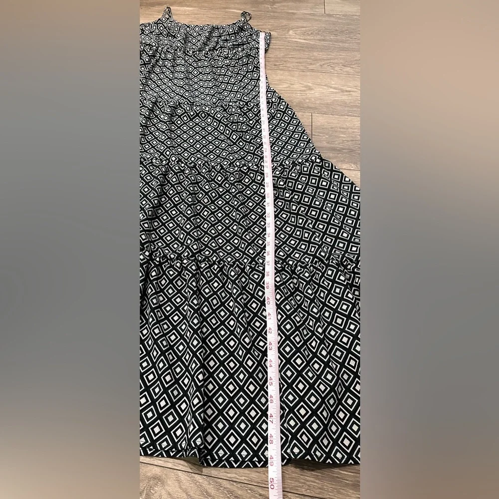 ✨ MICHAEL Michael Kors Maxi Dress – Green, White & Black, - Picture 3 of 14